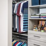 Teenage boy closet full of teenage boy related clothing and items
