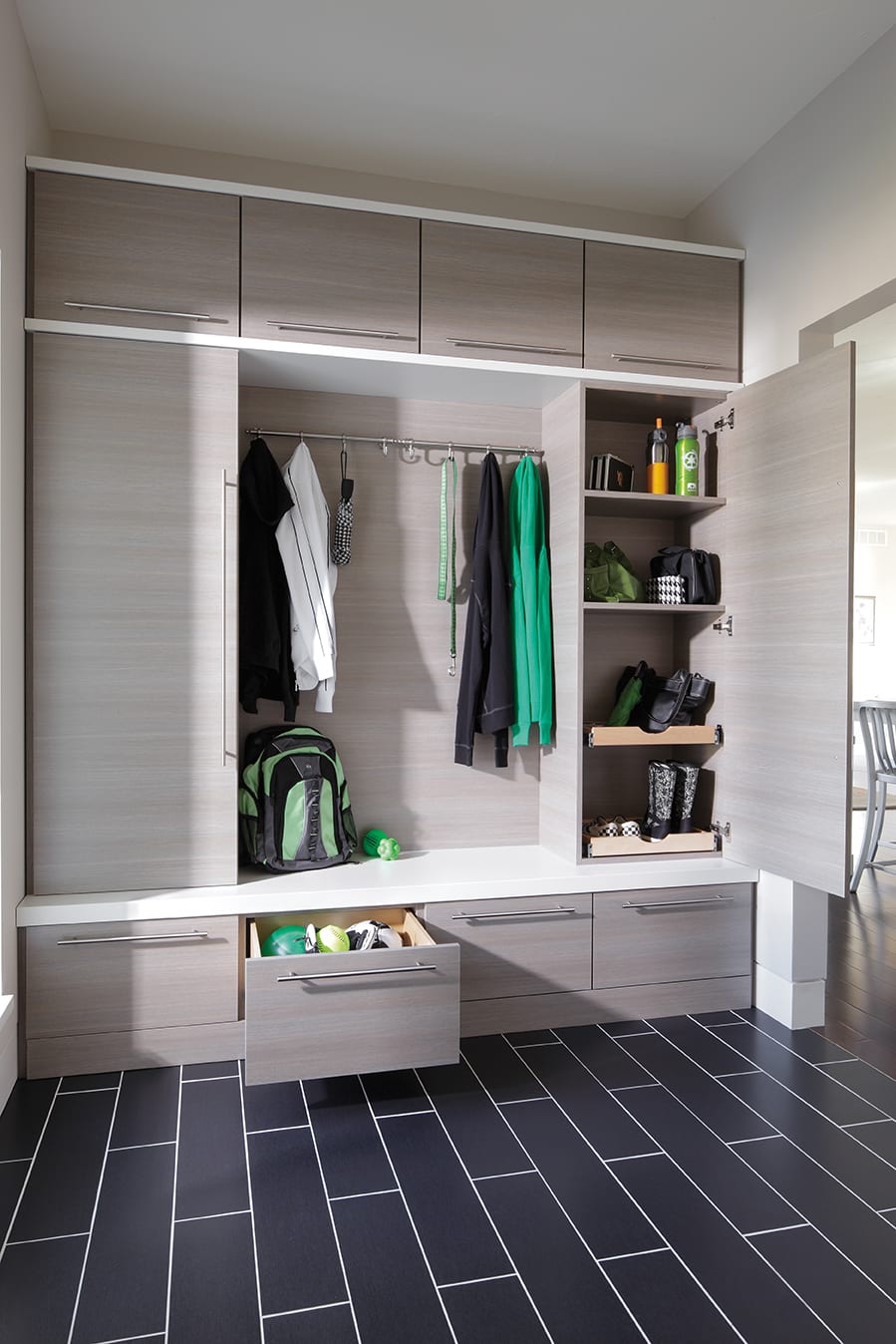 Custom Entryway Storage Mudroom Solutions Inspired Closets