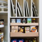 Custom Pantry with Sheet Pan Storage and Drawers in Naples, FL