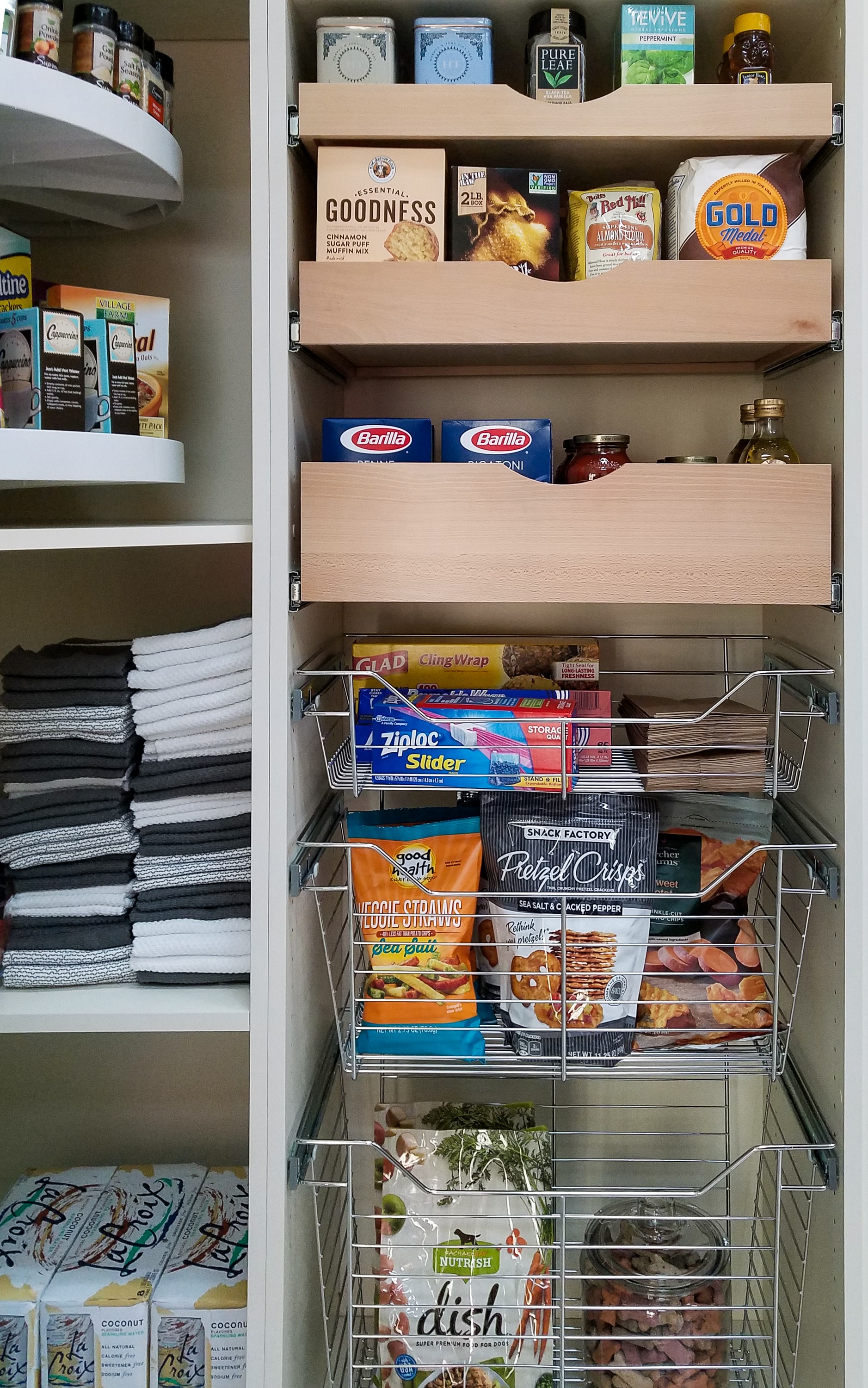 Custom Pantry Storage Inspired Closets No Space Wasted