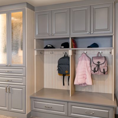 Entryway Storage  California closets, Entryway storage, Mud room