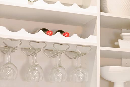 Creative Wine Storage in Pantry by Inspired Closets in Pittsburgh