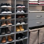 Shelves for shoes, shirts, hats and other belongings