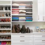 Inspired Closets closet with shoe shelves, clothing shelves and drawers