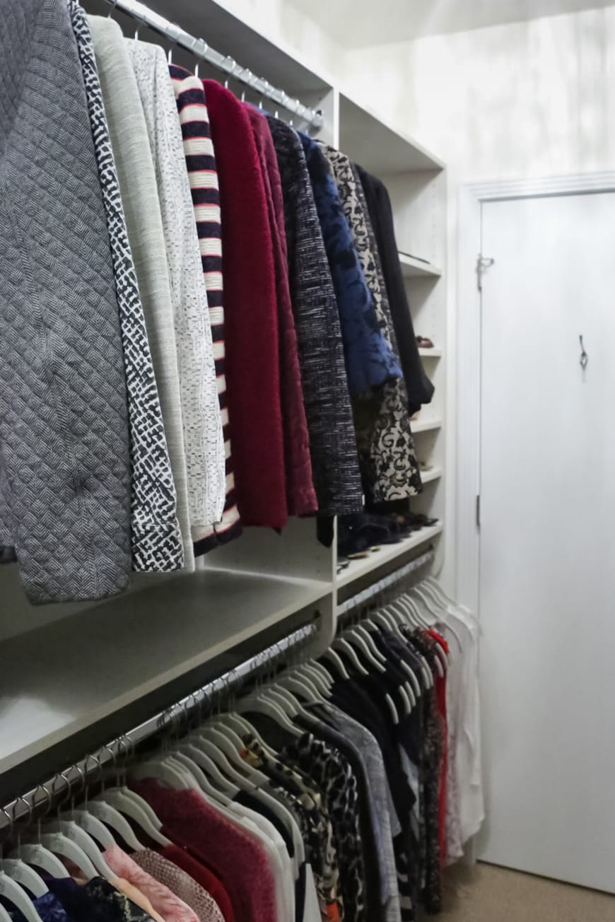 Inspired Closets closet with shelves and clothing racks