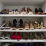 Inspired Closets shelves for shoes