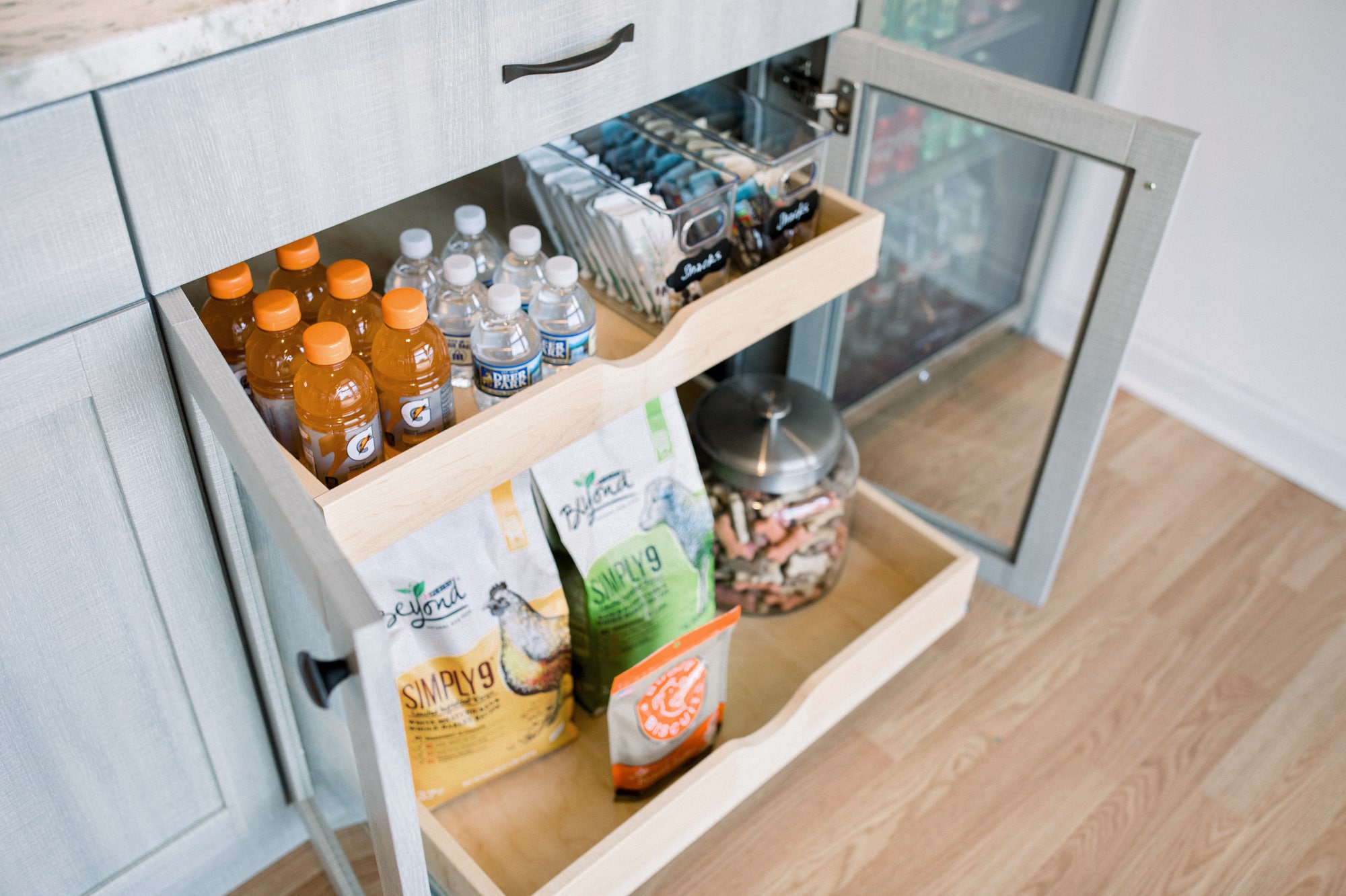 Custom Pantry Slide Out Drawers