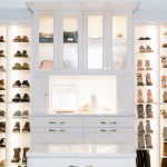 Custom Built Boutique Closet with Exclusive Shoe Shrine Storage in Richmond, VA