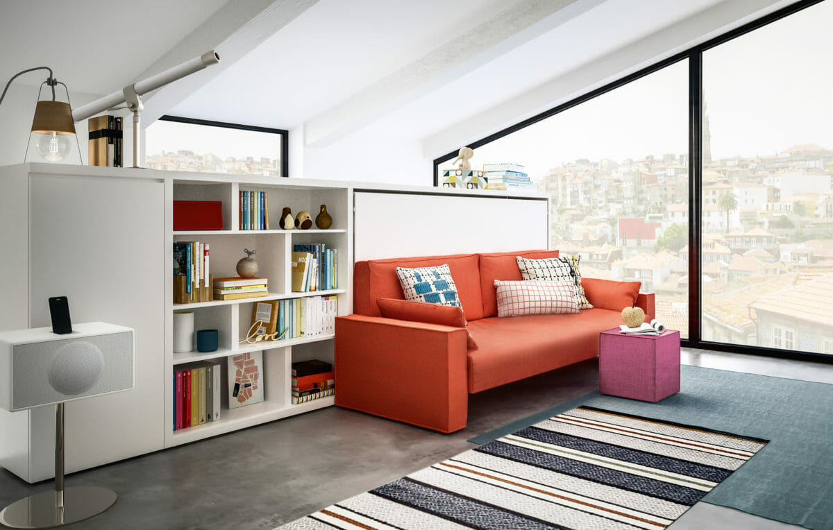Creative sofa twin bed design, Kali style from Clai by Inspired Closets Hawaii