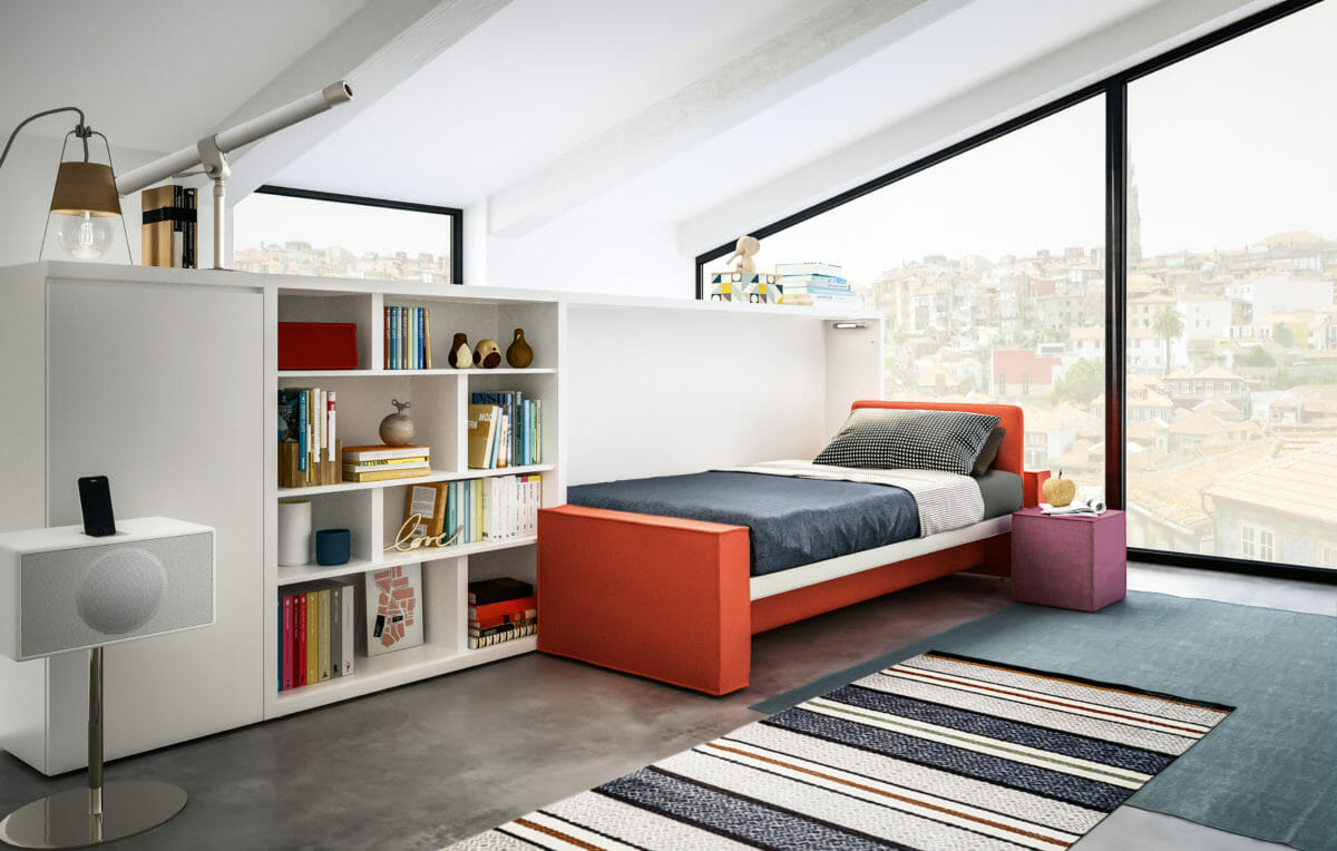 Creative twin bed design, Kali style from Clai by Inspired Closets Hawaii