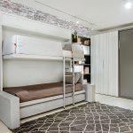 Creative bunk bed wall bed design, Kali Duo style from Clai by Inspired Closets Hawaii