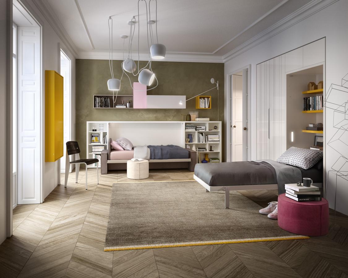 Creative open sofa bed design, Kali style from Clai by Inspired Closets Hawaii