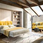 Custom double library wall bed Tavolo style from Clei by Inspired Closets Hawaii