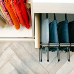 Pull out pant storage for men's jeans and dress pants in Sacramento