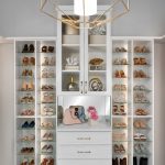 Customboutiqueclosetinhoughtonwithbuilt inshelvingandadjustableshoestorageandbeautifulchandler